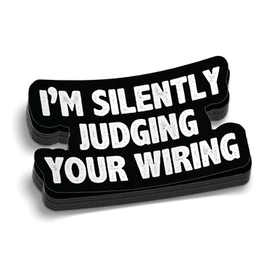 Wiring Hard Hat Decal