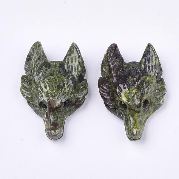 Natural Dragon Blood Jasper Pendants