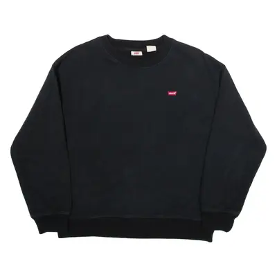 LEVI'S Sweatshirt Black Boys S