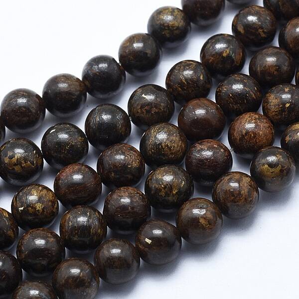 Natural Bronzite Bead Strands