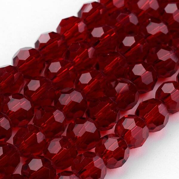 Transparent Glass Bead Strands