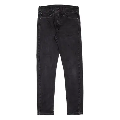 LEVI'S 512 Jeans Mens Black Slim Tapered W31 L32