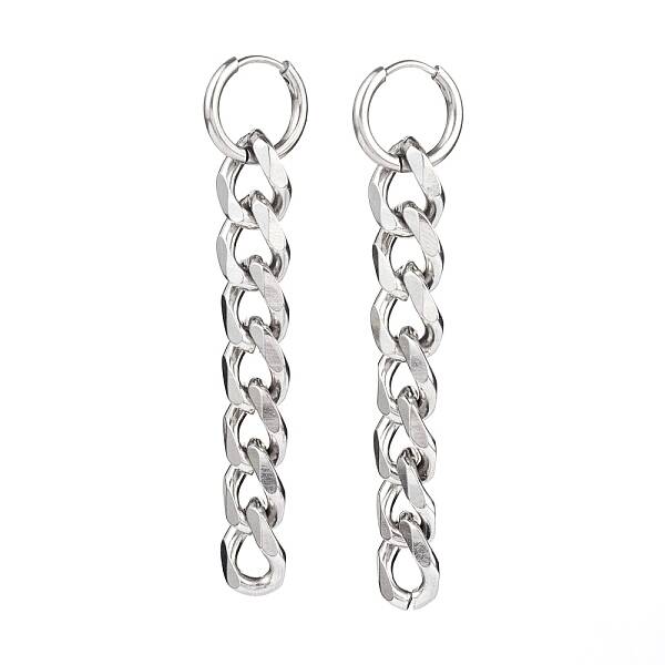 Non-Tarnish 304 Stainless Steel Huggie Hoop Earrings