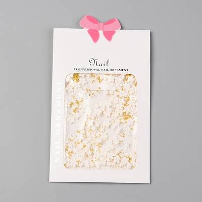 Flower Plastic Cabochons Nail