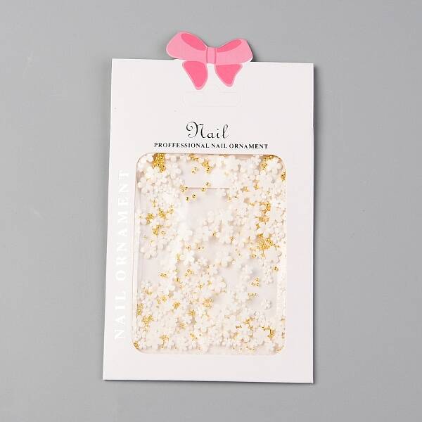 Flower Plastic Cabochons Nail