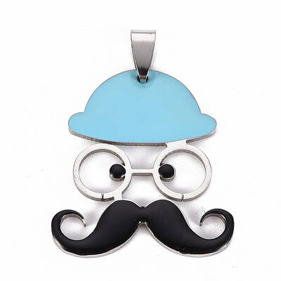 201 Stainless Steel Enamel Pendants