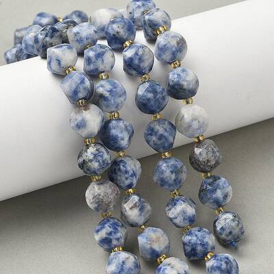 Natural Blue Spot Jasper Beads Strands