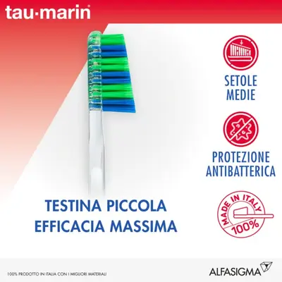 Alfasigma spa Tau Marin® Professional Toothbrush 27 Medium Bristles - Assorted Colors