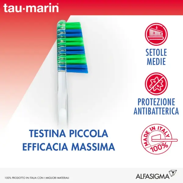 Alfasigma spa Tau Marin® Professional Toothbrush 27 Medium Bristles - Assorted Colors
