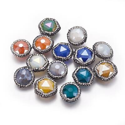 Faceted Glass Beads