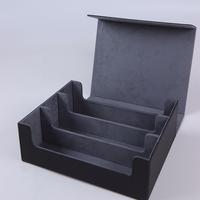 Card Storage Box, 1 Piece Multi-grid Card Storage Box with Magnetic Closure, Large Capacity Game Card Storage Box for Home Of...