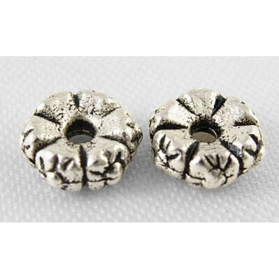 Tibetan Style Alloy Spacer Beads