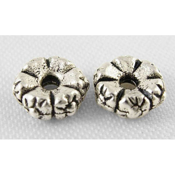 Tibetan Style Alloy Spacer Beads