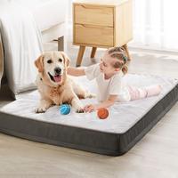 【Deal】Orthopedic Dog Bed for Large Size Dogs, Supportive Memory Foam Dog Sofa with Washable Removable Cover, Non-Slip Bas...