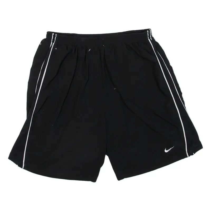 NIKE Mens Sports Shorts Black Relaxed S W26