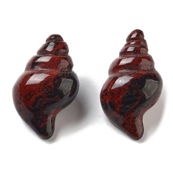 Natural Mahogany Obsidian Carved Figurines