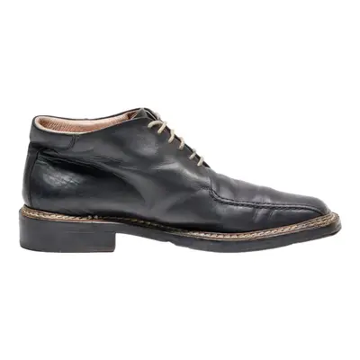 CALZOLERIA ITALIA Ankle Boots Black Leather Mens UK 9