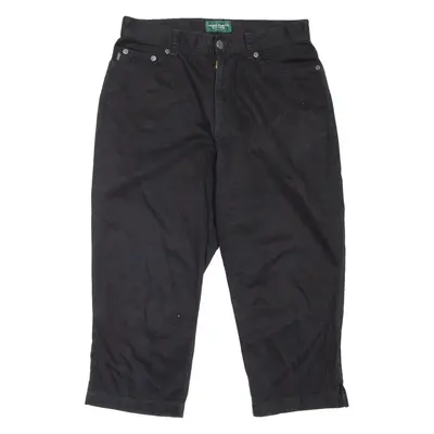 LAUREN RALPH LAUREN Womens Pedal Pushers Shorts Black M W29