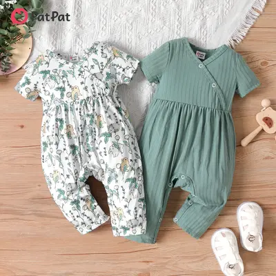 Floral Babygirl Jumpsuit - Soft and Comfy, 1 count with Front Snaps 530880