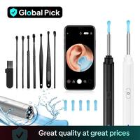 Ear Wax Removal Tool Camera, 1 Box Ear Cleaner with Light & Accessories, Earwax Removal Dry Kit Compatible with Cell Phones &...