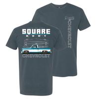 Retro Squarebody Chevrolet Trucks Grey T-shirt Truck Lover Chevy Gang Tee Gift for Him Classic Menswear Top