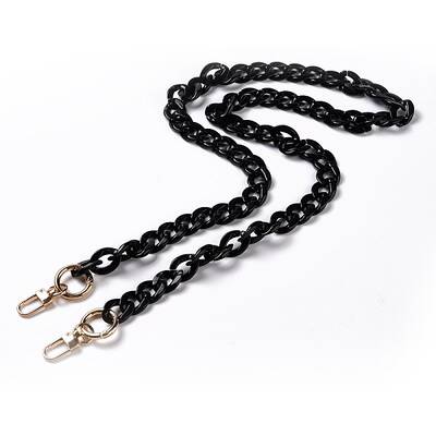 Acrylic Curb Chains Bag Straps