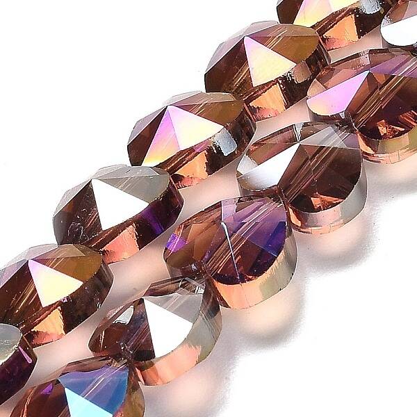 Electroplate Glass Beads Strands