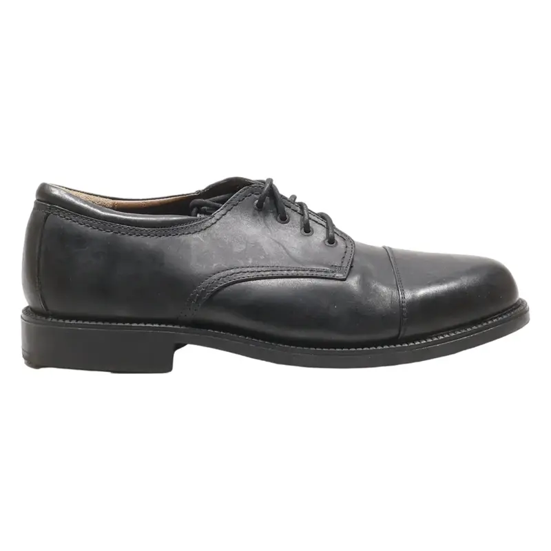 DOCKERS Derby Shoes Black Leather Mens UK 14