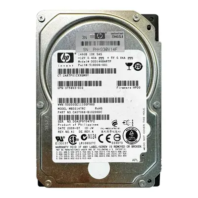 MBD2147RC Fujitsu 146GB 6Gb/s SAS 10000 2.5-inch 16MB Hard Drive