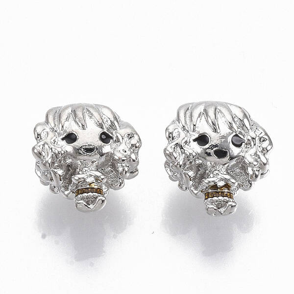 Alloy Enamel European Beads