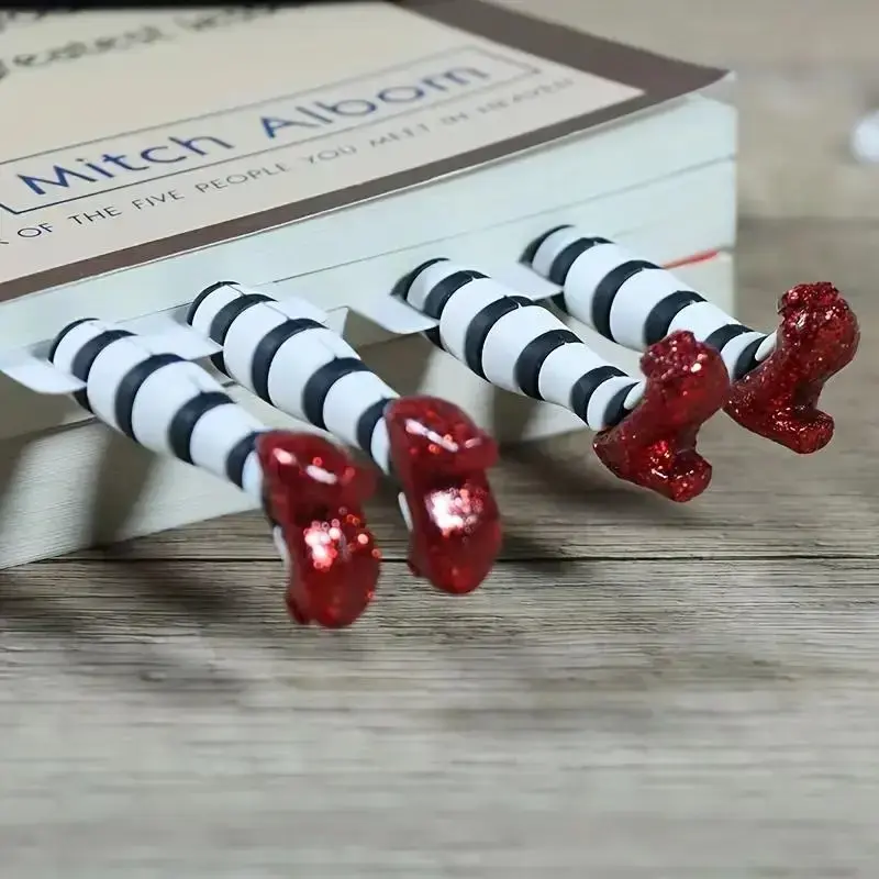 3D High Heel Shaped Bookmark, 1 Count Creative Cute Index Separator, Booklet Stamps, Reading Stationery Supplies for Home Sch...