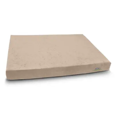 Deluxe Memory Foam Bed Extra Cover | Color: Champagne Beige | Size: Large 40