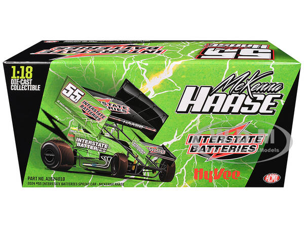 Winged Sprint Car 55 McKenna Haase \