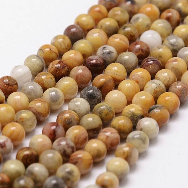 Natural Crazy Lace Agate Beads Strands