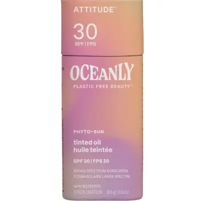 Attitude Oceanly - Sunscreen with Tinted Oil PHYTO-SUN SPF 30 85 g