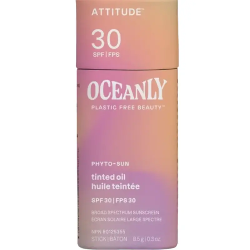 Attitude Oceanly - Sunscreen with Tinted Oil PHYTO-SUN SPF 30 85 g