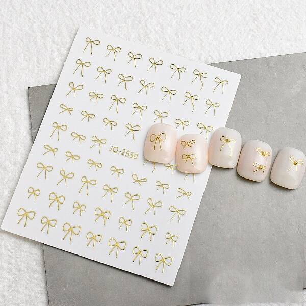 Bowknot Self Adhesive Nail Art Stickers