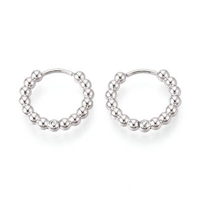 304 Stainless Steel Hoop Earrings for Women
