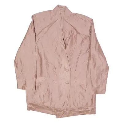 Womens Blazer Jacket Pink 90s XL