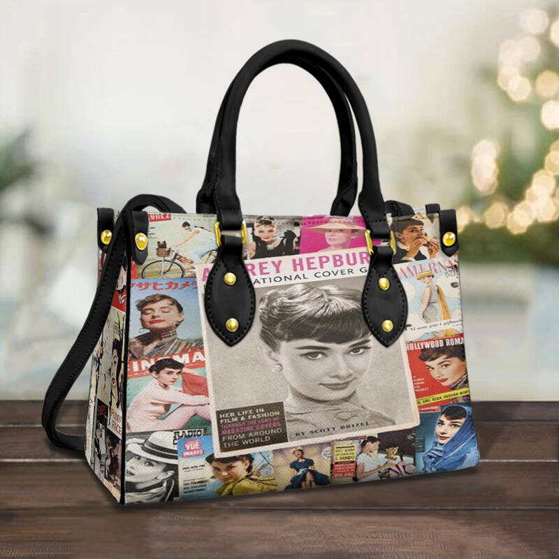 Audrey Hepburn Women Leather Hand Bag