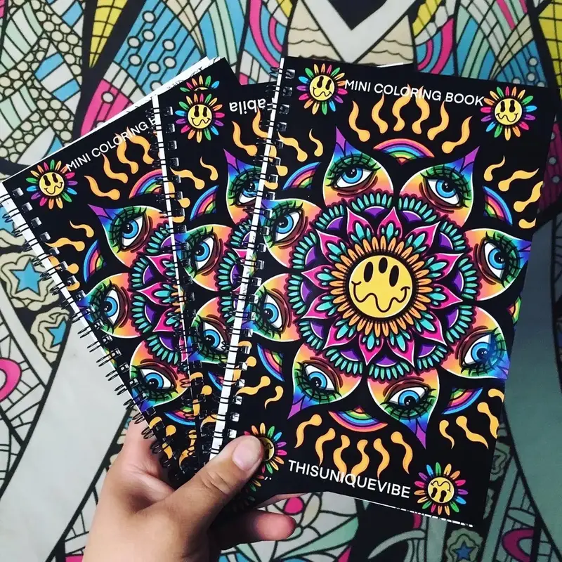 Mini coloring book