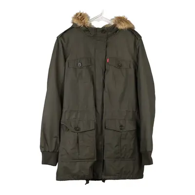 Levis Parka - Large Khaki Polyester Blend