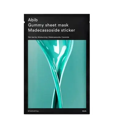Abib Madecassoside Sticker Moisturizing Sheet Mask (rubber sheet mask) 27 ml