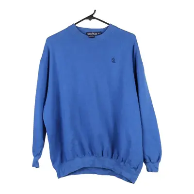 Age 14-16 Nautica Sweatshirt - XL Blue Cotton Blend