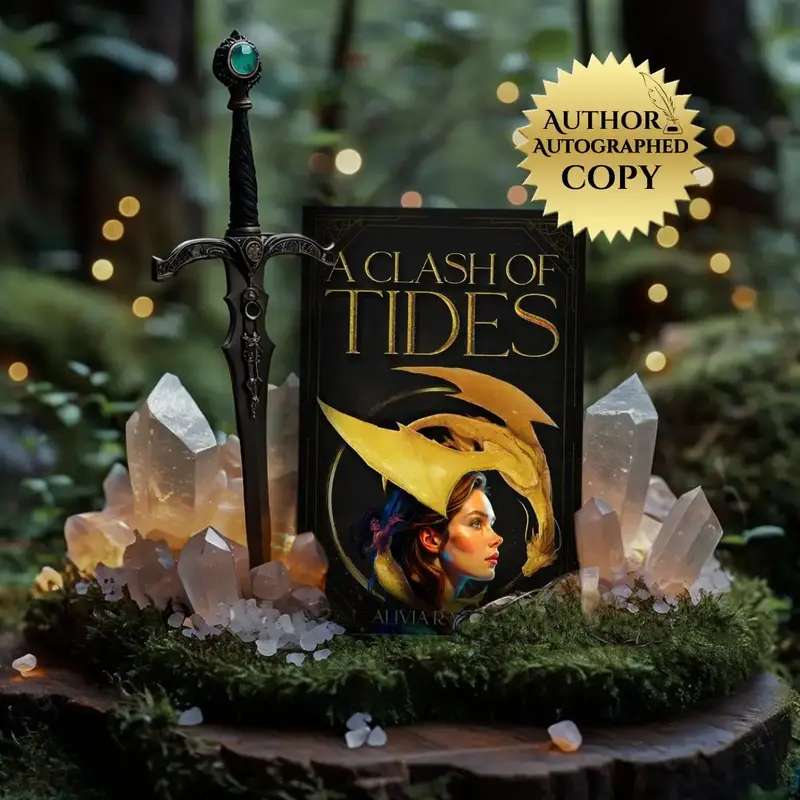 A Clash Of Tides Paperback - Little Mermaid Retelling - Young Adult Dark Fantasy book lover fiction books