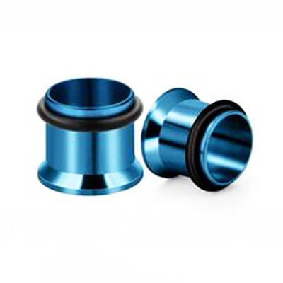 316 Surgical Stainless Steel Screw Ear Gauges Flesh Tunnels Plugs