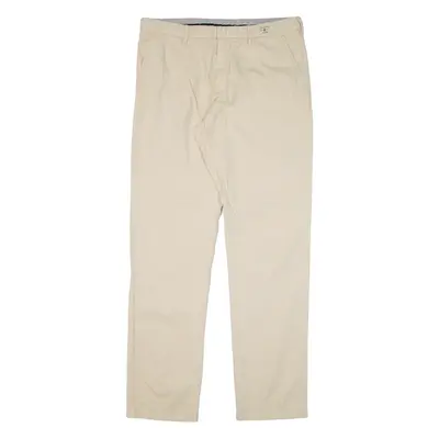 TOMMY HILFIGER Mens Trousers Cream Regular Straight W34 L34