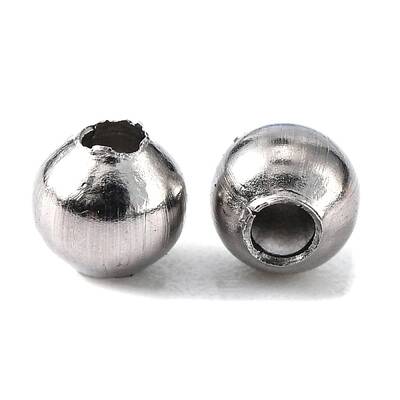 Tarnish Resistant 304 Stainless Steel Round Beads