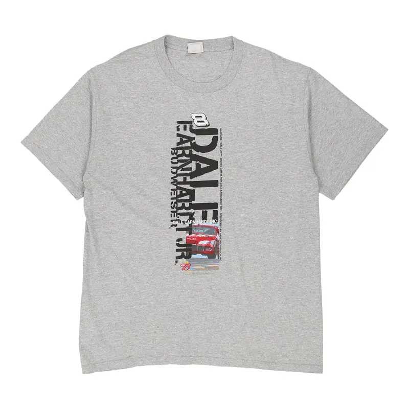 Dale Earnhardt Jr. Chase Authentics Nascar T-Shirt - XL Grey Cotton