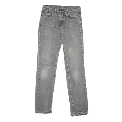 LEVI'S 511 Jeans Grey Denim Slim Straight Mens W27 L32